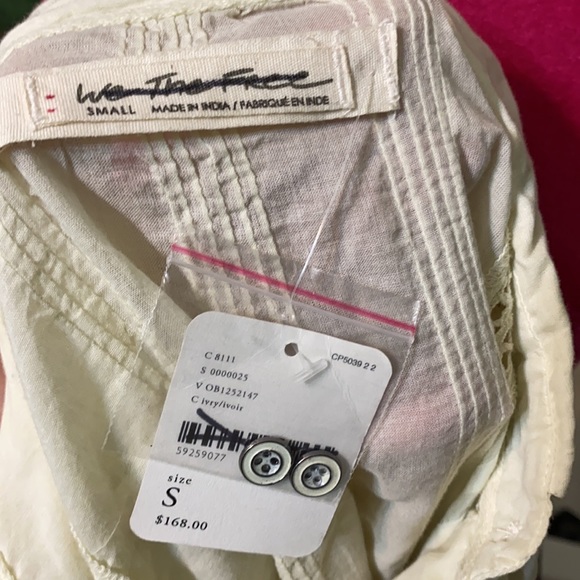 NWT Free People Victorian Buttondown shirt dress size small - Picture 9 of 9